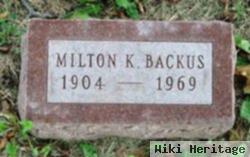 Milton K. Backus