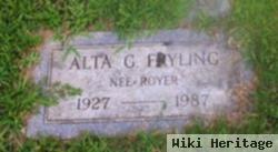 Alta G Royer Fryling