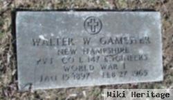 Walter William Gamester