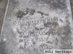 Bettie Harris Hass