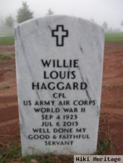 Willie Louis "bill" Haggard