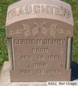 Gertie M Demmy