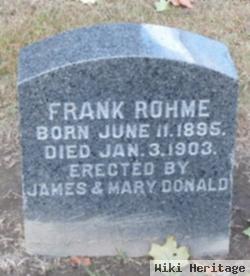 Frank Rohme