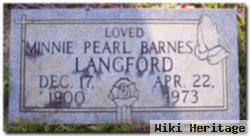 Minnie Pearl Barnes Langford