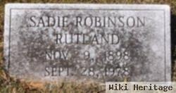 Sadie Robinson Rutland