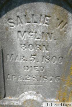 Sarah W. "sallie" Potter Mclin