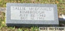 Sallie Mcdonald Kimbrough