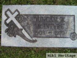 Duncan W Mcintyre