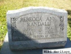 Rebecca Ann Kyzar Randall