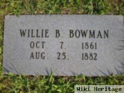 Willie B Bowman