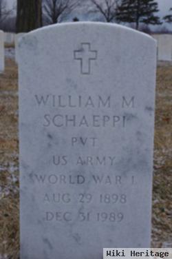 William M. Schaeppi