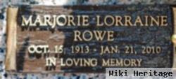 Marjorie Lorraine Rowe