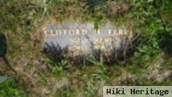 Sgt Clifford H Ferris