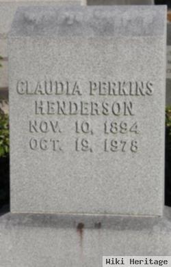 Claudia Perkins Henderson