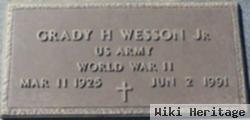 Grady H Wesson, Jr