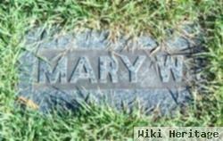 Mary W Crozier