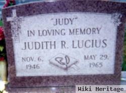 Judith R (Judy) Lucius