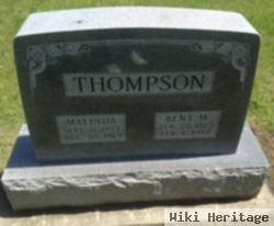 Malinda "millie" Monson Thompson