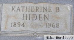 Katherine Bowers Hiden