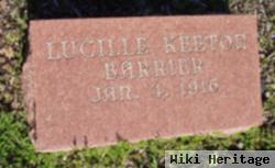 Lucille "lucy" Keeton Barrier