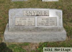 John A Snyder