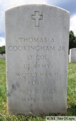 Thomas A Cookingham, Jr