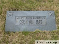 Mary Ann Horton