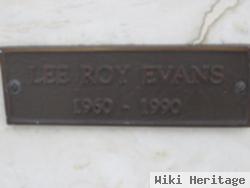 Lee Roy Evans