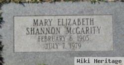 Mary Elizabeth Shannon Mcgarity