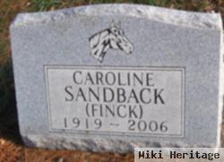 Caroline Weiher Sandback