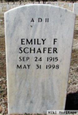 Emily "millie" Fletcher Schafer