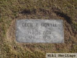 Cecil E. Tidwell