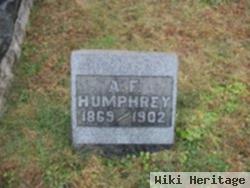 Alfred Frederick "fred" Humphrey