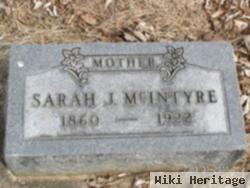 Sarah Jane Sturgis Mcintyre