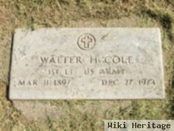 Walter H Cole