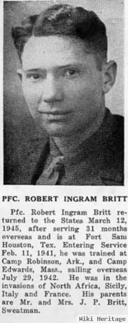 Robert Ingram "ben" Britt, Sr