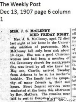 Mary Annie Allen Mcclenny