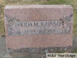 Rhoda M Woolley Johnson