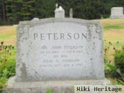 Julia O Johnson Peterson