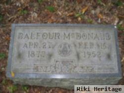 Balfour M Mcdonald