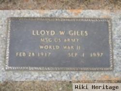 Lloyd W Giles