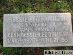 Bessie Lee Dunbar Hamilton