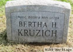 Bertha H Dixon Kruzich