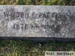 Walter E Pattison