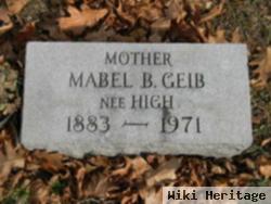 Mabel B High Geib