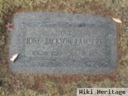 Ione Jackson Lambert