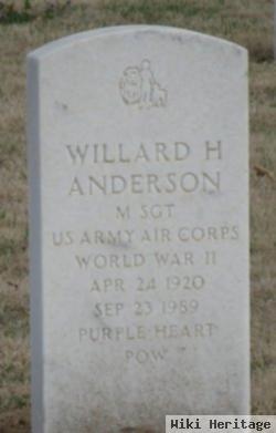 Sgt Willard H Anderson