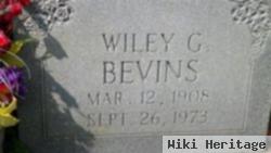 Wiley G Bevins