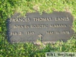 Frances Thomas Eanes