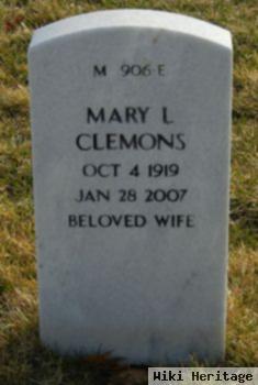 Mary L Clemons